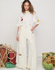 Sylvie Cropped Jean Pants Alèmais