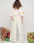 Sylvie Cropped Jean Pants Alèmais