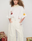 Sylvie Cropped Jean Pants Alèmais