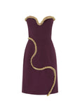 Orion Embellished Midi Dress Dresses Alèmais