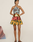 Poppy Spliced Mini Dress Dresses Alèmais