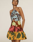 Poppy Spliced Mini Dress Dresses Alèmais