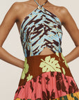 Poppy Spliced Mini Dress Dresses Alèmais
