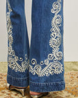 Jacones Flare Denim Jean denim jeans Alèmais