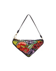 Mercado Triangle Beaded Clutch bag Alèmais