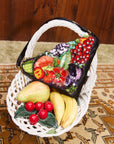 Mercado Triangle Beaded Clutch bag Alèmais