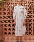 Mina Embroidered Shirtdress- Preorder Dresses Alèmais
