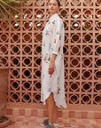 Mina Embroidered Shirtdress- Preorder Dresses Alèmais