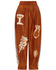 Soleil D'amour Tapered Silk Pant- Preorder Pants Alèmais