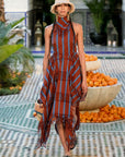Noura Fringe Midi Dress Dresses Alèmais