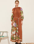 Alfie Ruched Midi Dress Dresses ALEMAIS