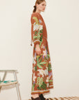 Alfie Ruched Midi Dress Dresses ALEMAIS