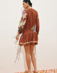 Alfie Ruched Mini Dress Dresses ALEMAIS