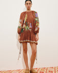 Alfie Ruched Mini Dress Dresses ALEMAIS