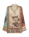 Alberta Silk Shirt Pants ALEMAIS