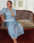 La. Sirena Exclusive- Villa Romantica Midi Dress Dresses Alèmais