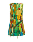 Mokshini Beaded Fringe Mini Dress Dresses ALEMAIS