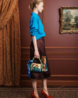 Claudia Azure Knit Polo jacket Alèmais