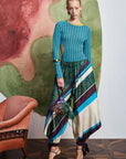 Joni Silk Pant Pants ALEMAIS