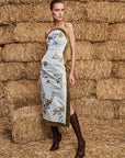 Odessa Embroidered Midi Dress Dresses Alèmais