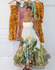 Toucan Tango Midi Dress Dresses ALEMAIS