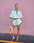 Wanda Embroidered Short Shorts Alèmais