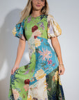 Avery Spliced Midi Dress Dresses Alèmais