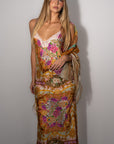 Lovers & Dreamers Strappy Maxi Dress - Champagne Peach Dresses SPELL