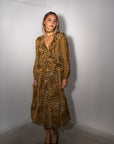 Samantha Lace Gown - Vintage Leopard Dresses SPELL