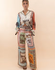 Alberta Silk Shirt Pants ALEMAIS
