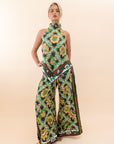 Liana Silk Palazzo Pant Pants ALEMAIS