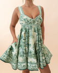 Sara Mini Twist Sundress Dresses ALEMAIS
