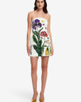 Zaria Beaded Bustier Mini Dress Dresses Leo lin