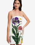 Zaria Beaded Bustier Mini Dress Dresses Leo lin
