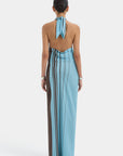 Rioja Halter Scarf Maxi Dress
