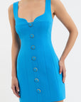 Skyla Button Mini Dresses rebecca vallance