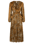 Samantha Lace Gown - Vintage Leopard Dresses SPELL