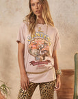 Coco Cantina Biker Tee - Taupe shirt SPELL