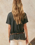 Elysian Biker Tee - Charcoal shirt SPELL