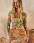Lovers & Dreamers Mesh Long Sleeve Top - Cosmos Pink shirt SPELL