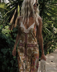 Lovers & Dreamers Strappy Maxi Dress - Champagne Peach Dresses SPELL