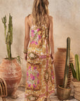 Lovers & Dreamers Strappy Maxi Dress - Champagne Peach Dresses SPELL