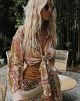 Lovers & Dreamers Shirt - Champagne Peach Dresses SPELL