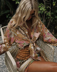 Lovers & Dreamers Shirt - Champagne Peach Dresses SPELL