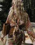 Lovers & Dreamers Shirt - Champagne Peach Dresses SPELL