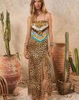 Samantha Bias Skirt - Vintage Leopard Skirts SPELL