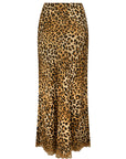Samantha Bias Skirt - Vintage Leopard Skirts SPELL