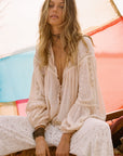Teodora Blouse - White Smoke shirt SPELL