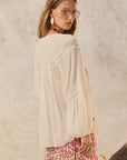 Teodora Blouse - White Smoke shirt SPELL