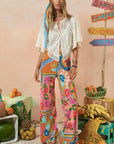 Aphrodite Bias Pant - Rose Pants SPELL